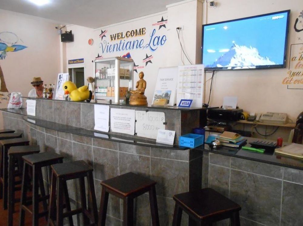 Funky Monkey Hostel Vientiane Exteriér fotografie